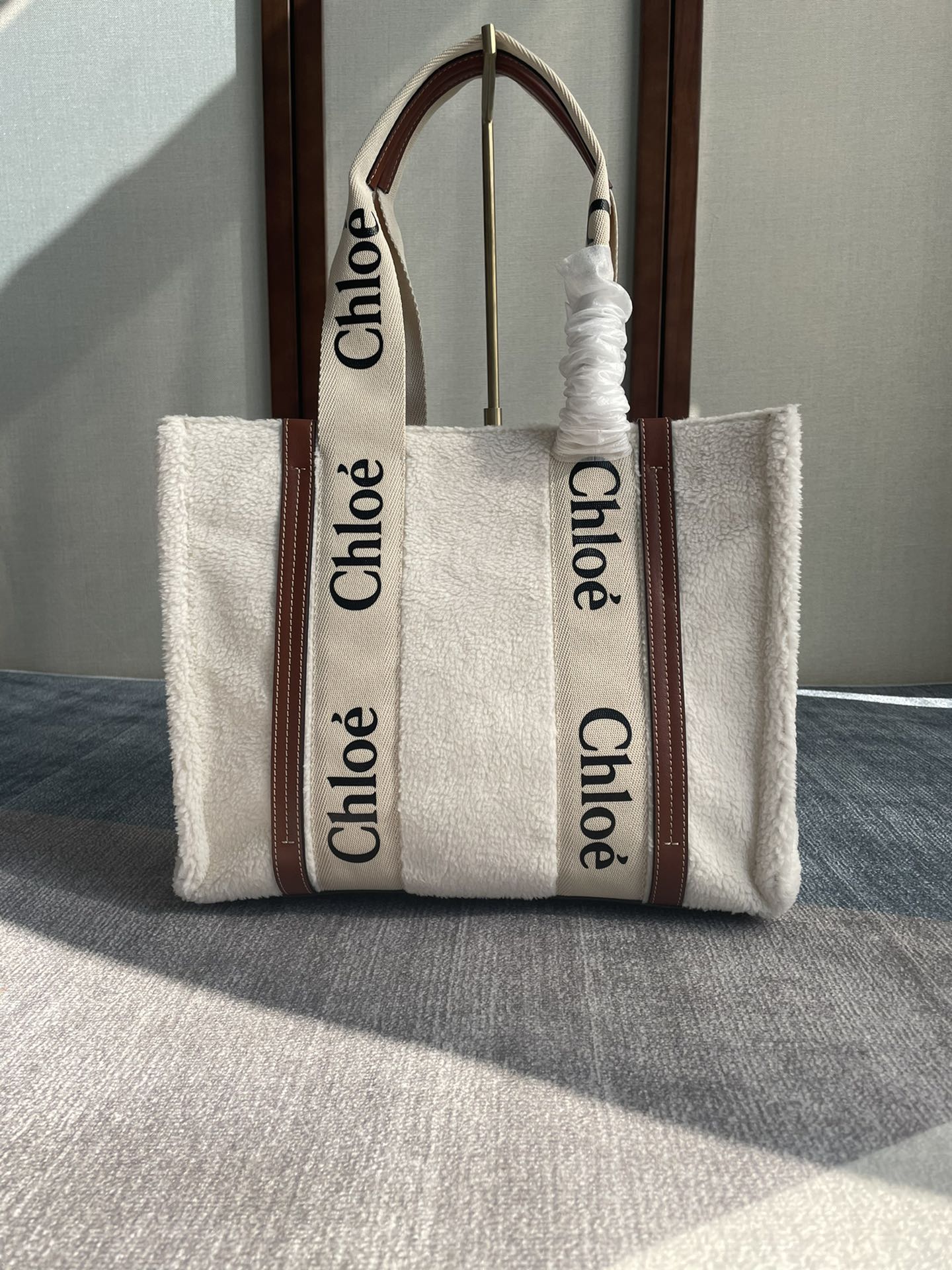 eBay Chloe Small Woody Tote Canvas white| eBay