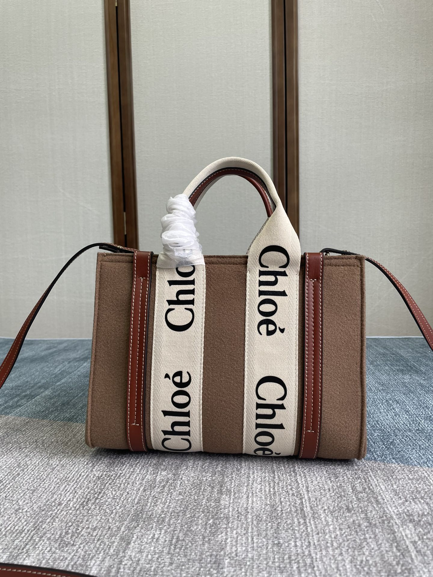 eBay Chloe Brown Woody Small Tote Bag | eBay Chloe 00699