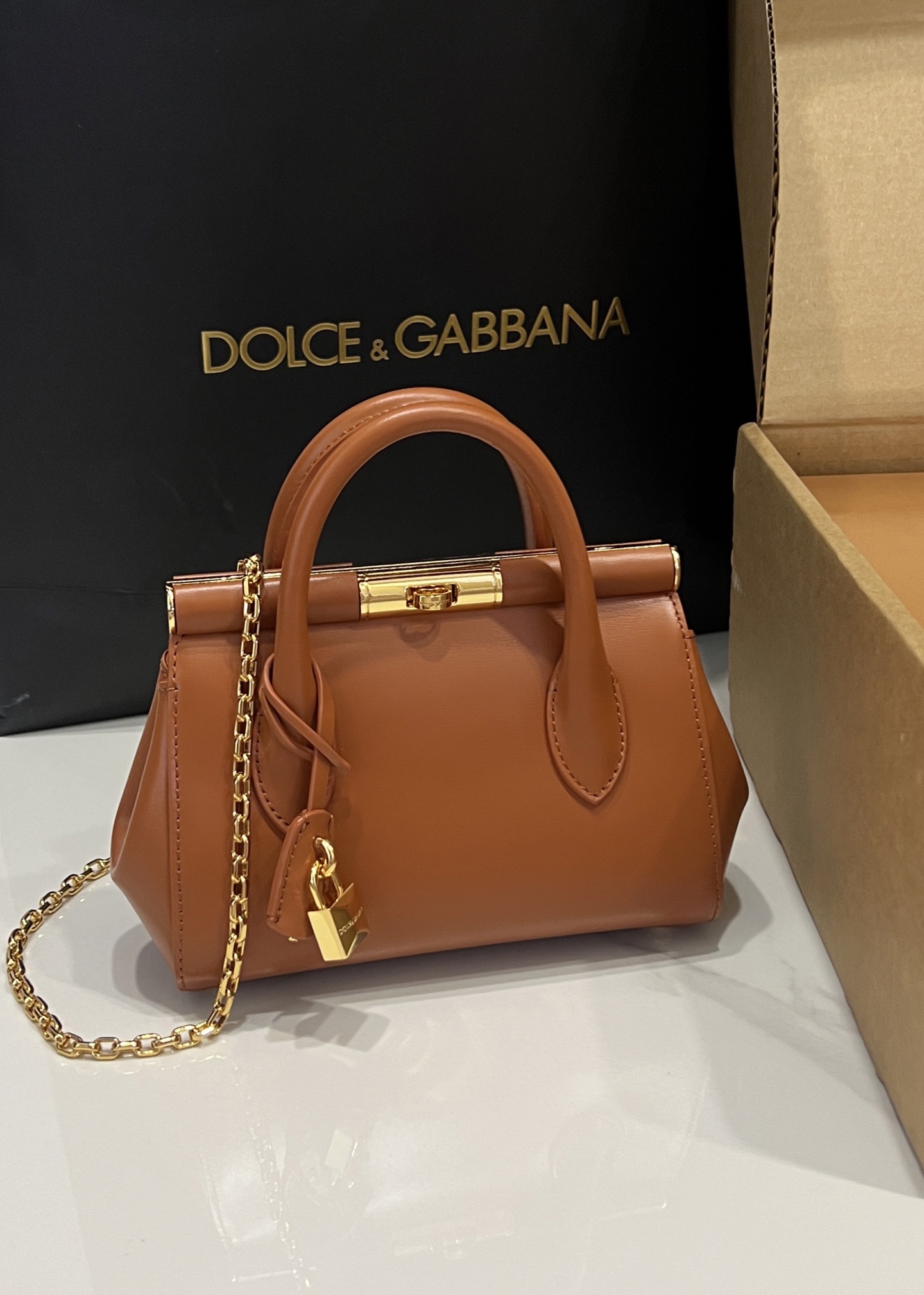 Dolce & Gabbana Top-handle bags for Women |brown