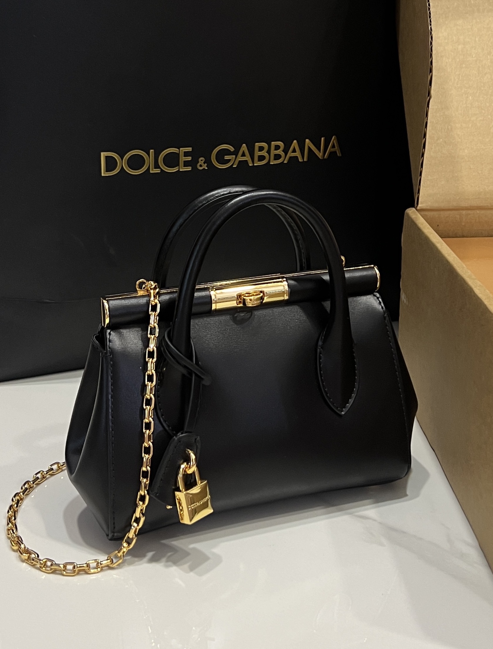 Dolce & Gabbana Mini Marlene Day Bag in Black for Women | Dolce&Gabbana
