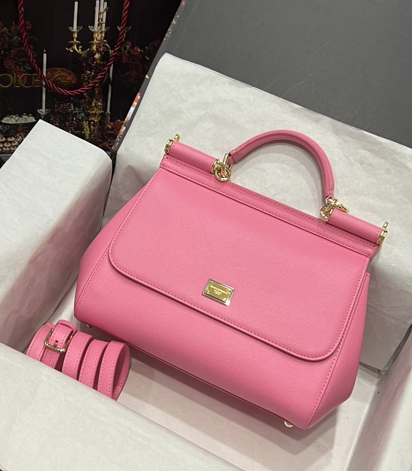 Dolce & Gabbana Large Sicily handbag in Pink for Women | Dolce&Gabbana