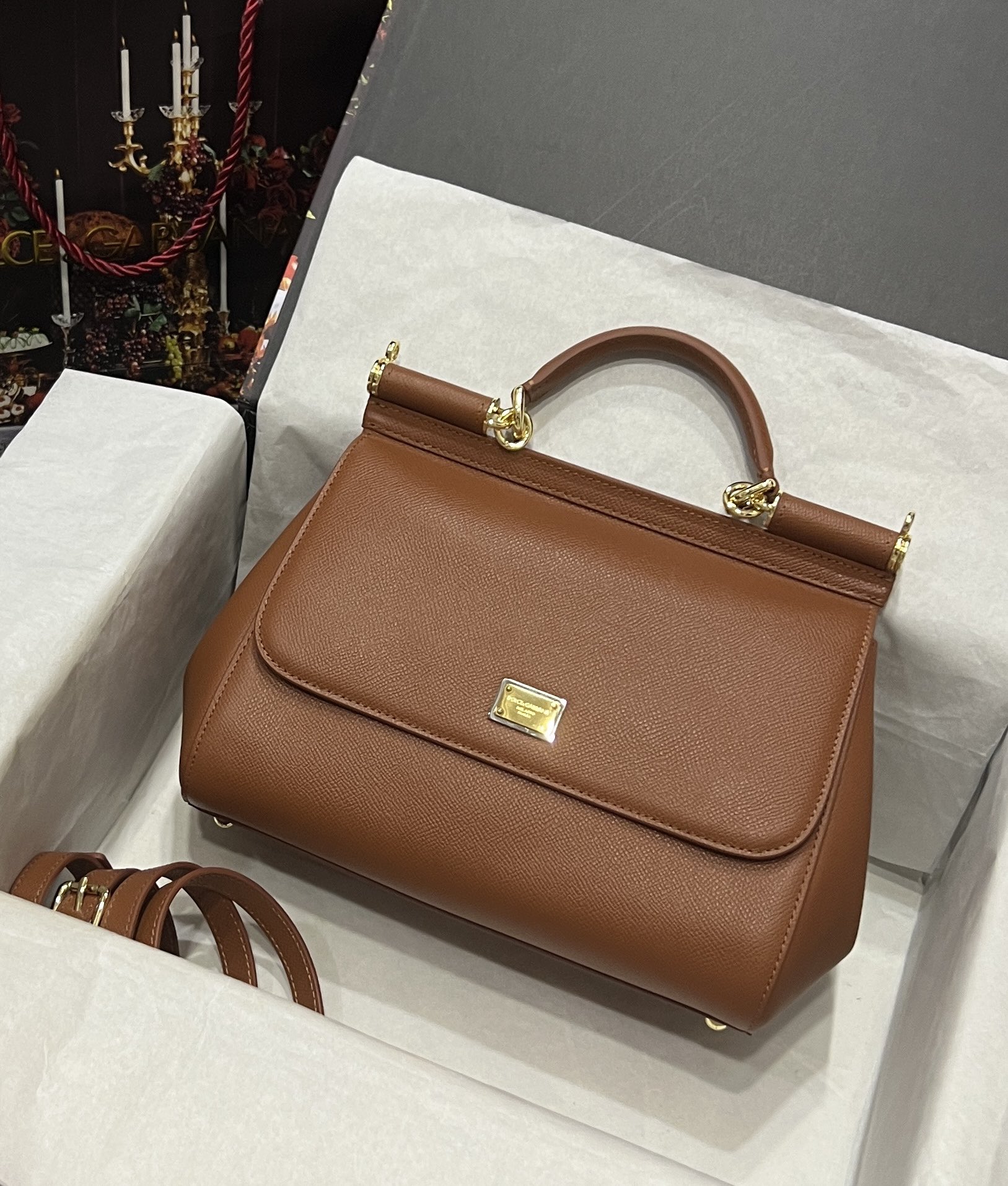 Dolce & Gabbana Large Sicily handbag in Brown for Women | Dolce&Gabbana