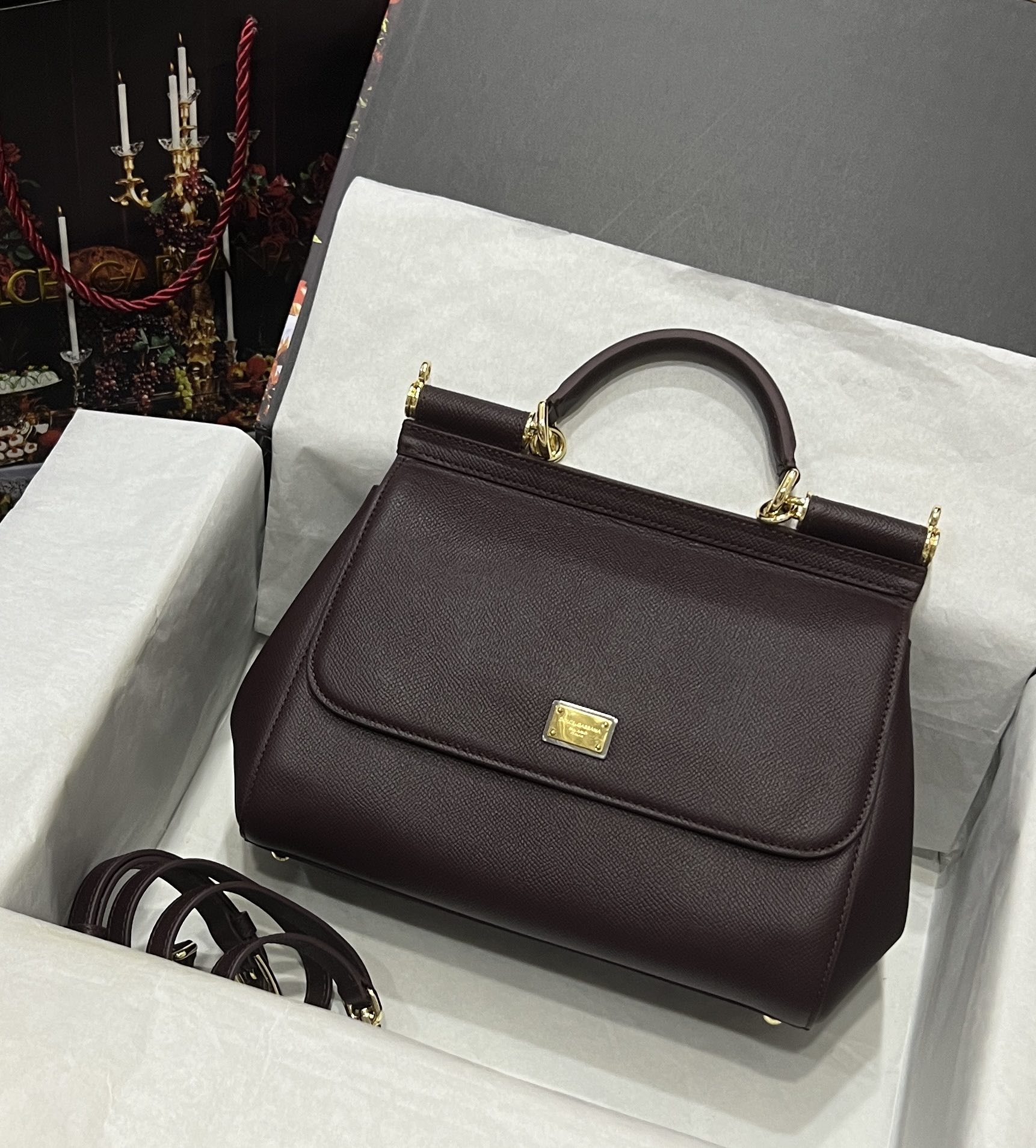 Dolce & Gabbana Medium Sicily handbag in Purple for Women |