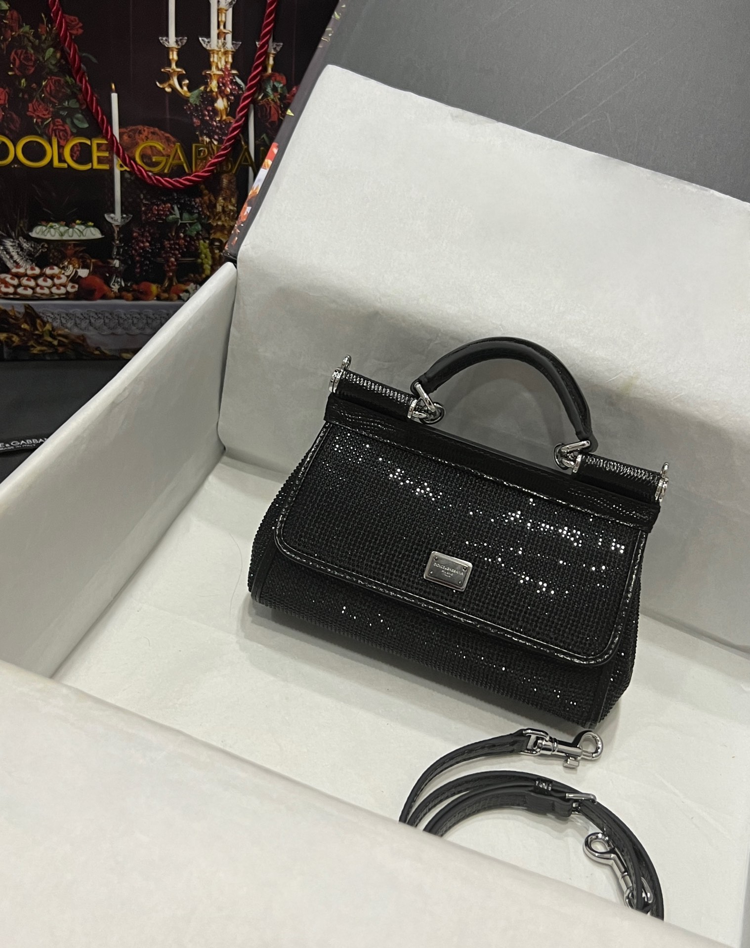 Dolce & Gabbana Small Sicily handbag in Silver for Women | Dolce&Gabbana