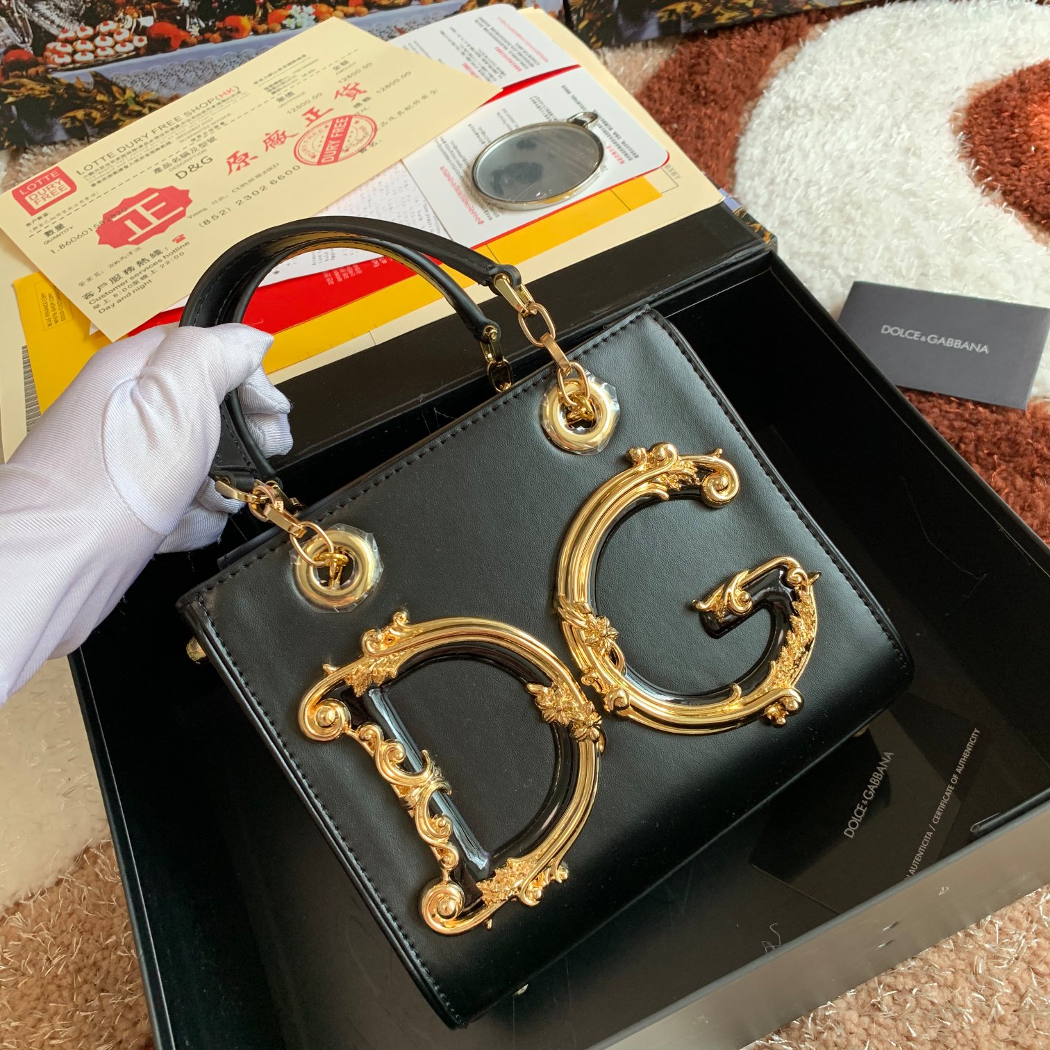 Dolce & Gabbana Small DG Girls in calfskin