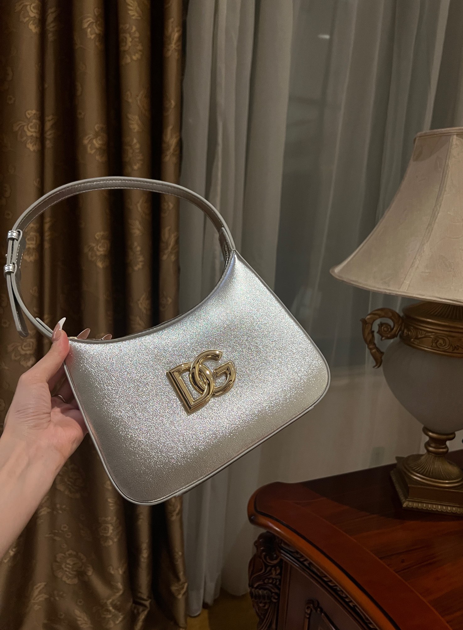Dolce & Gabbana 3.5 shoulder bag in siver for Women | Dolce&Gabbana