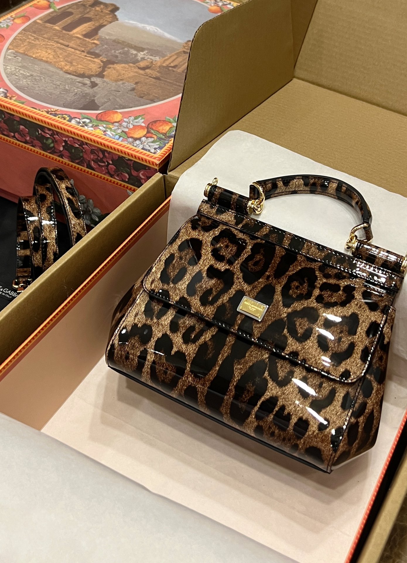 Dolce & Gabbana Sicily Tote Bag | Brown
