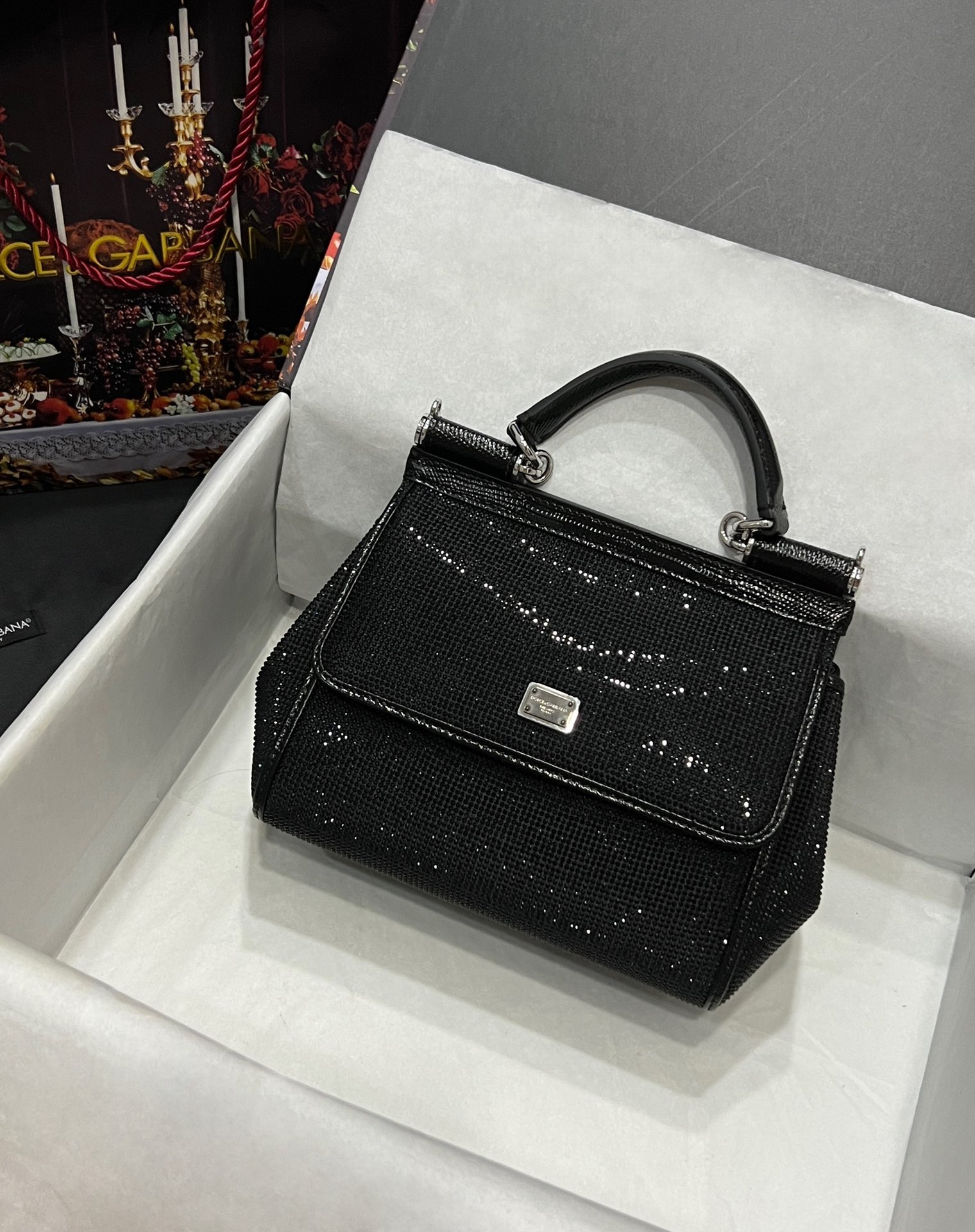 Dolce & Gabbana Medium Sicily handbag in Black for Women | Dolce&Gabbana®.