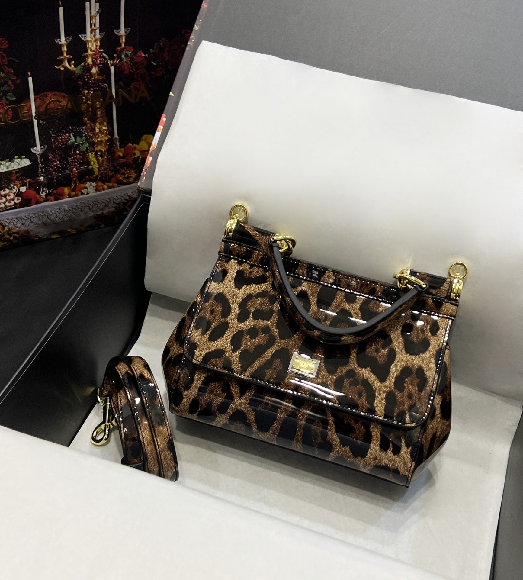 Dolce & Gabbana Medium Sicily handbag in Animal Print for Women |