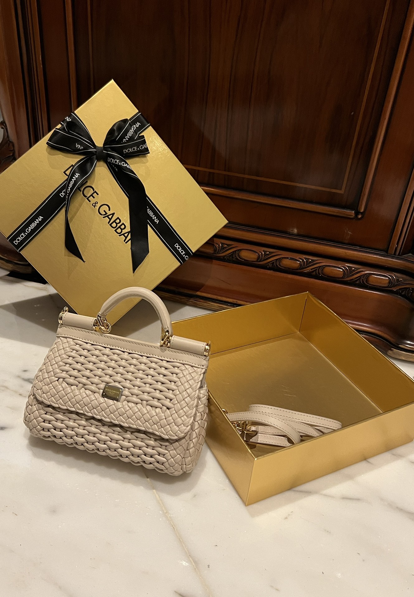 Dolce & Gabbana Small Sicily handbag in Multicolor for Women bag beige | Dolce&Gabbana®