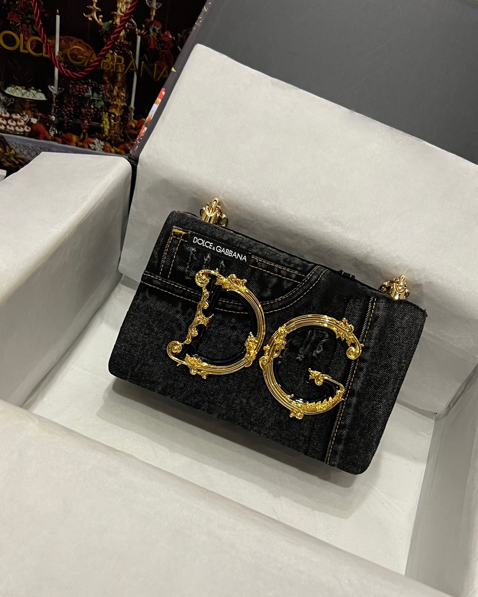 Dolce & Gabbana DG Girls crocodile-print Shoulder Bag |