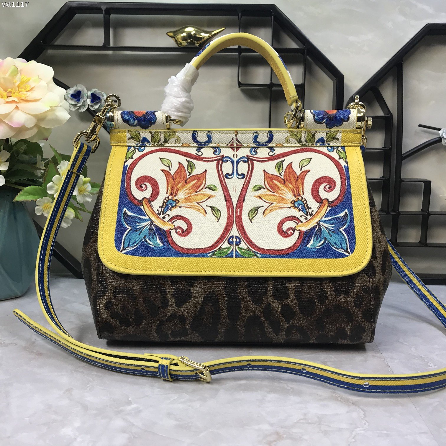 Dolce & Gabbana Majolica Miss Sicily Satchel Bag – Satchels,