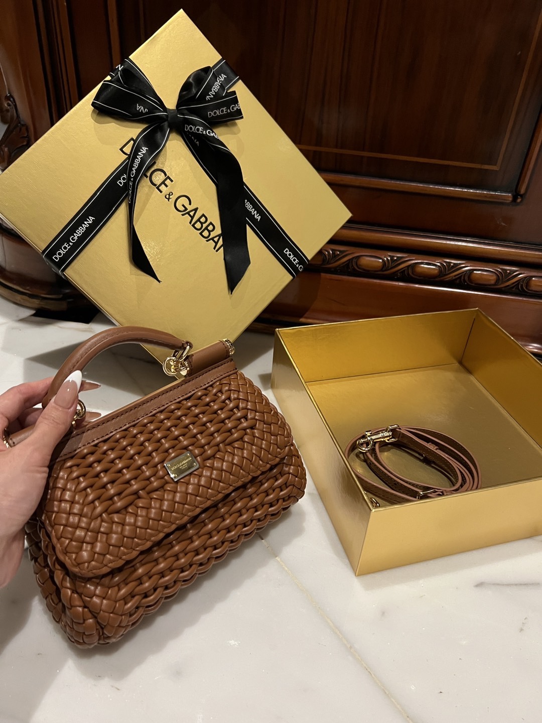 Dolce & Gabbana Small Sicily handbag in Multicolor for Women bag brown| Dolce&Gabbana®