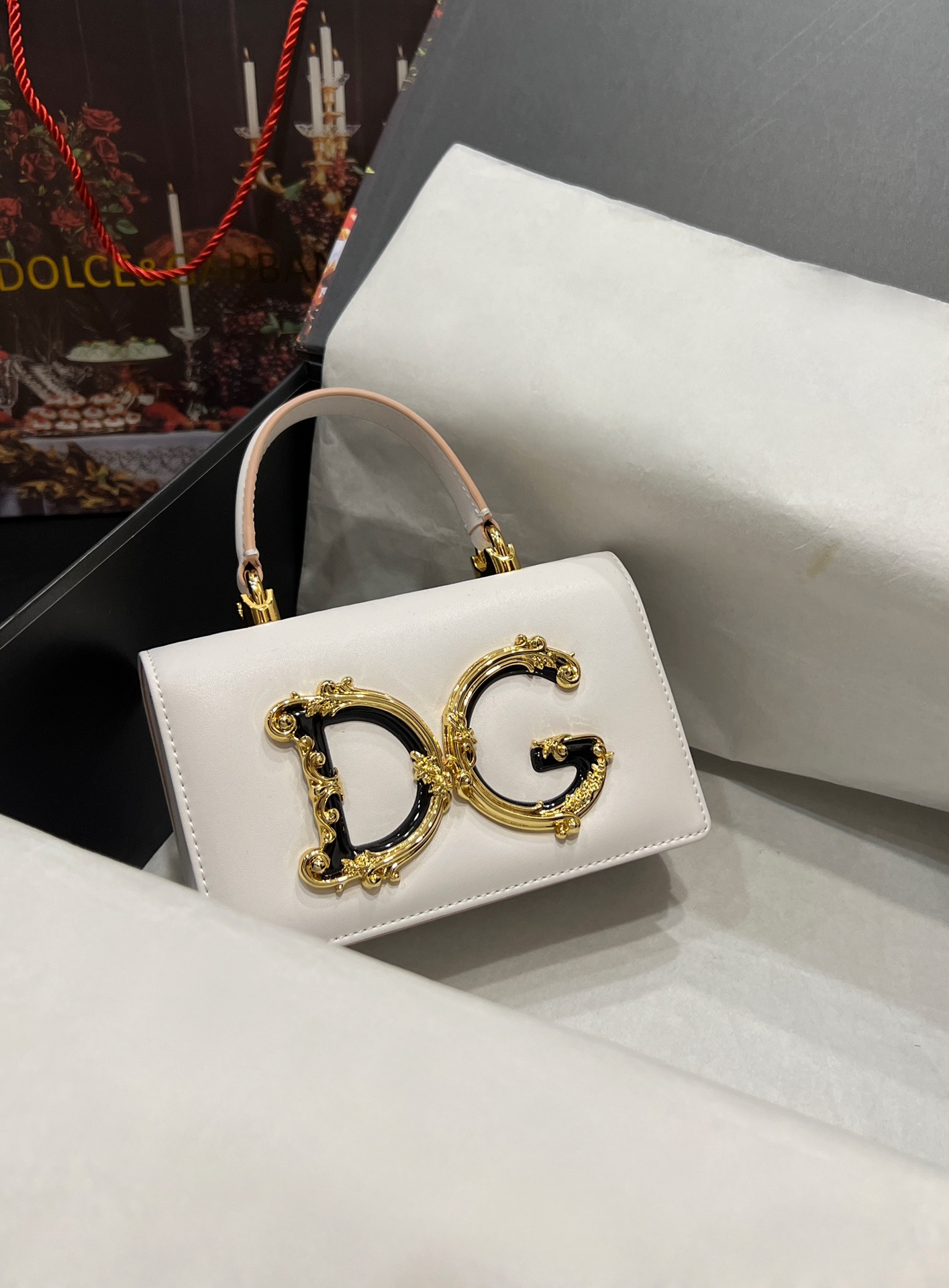 Dolce & Gabbana DG Girls Shoulder Bag | White