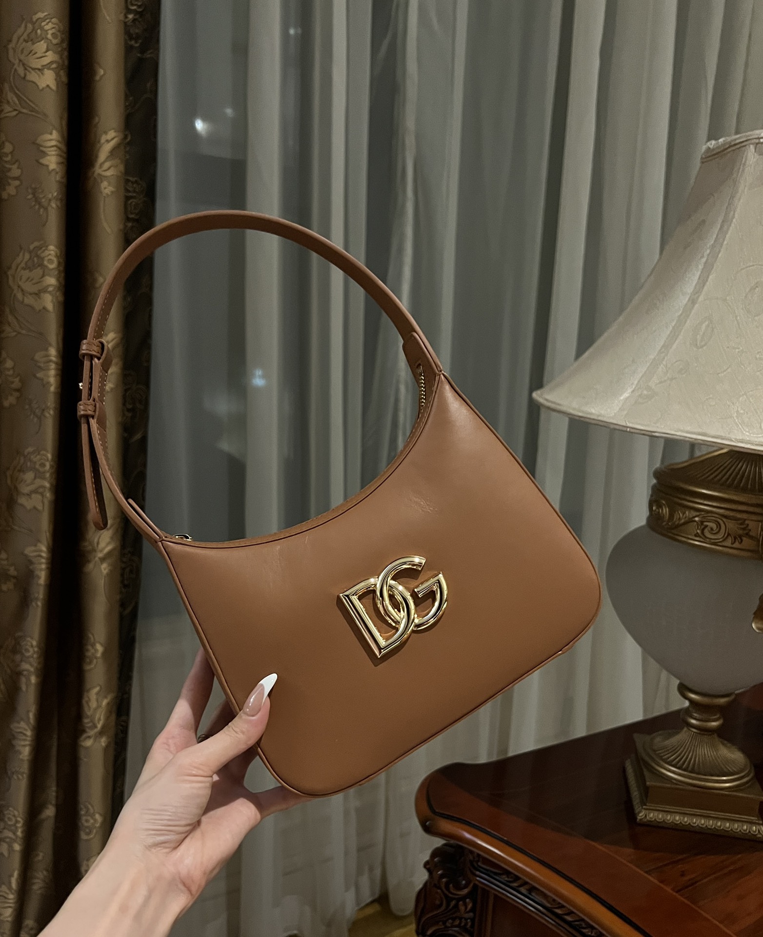 Dolce & Gabbana 3.5 shoulder bag in brown for Women | Dolce&Gabbana