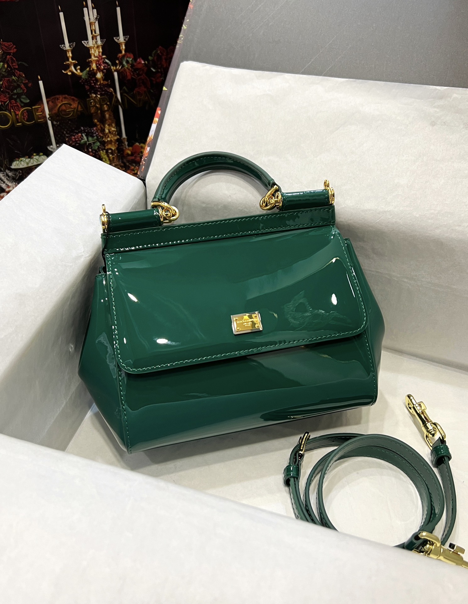 Dolce & Gabbana BORSASPALLA-TRACOLLA in Green for Women |