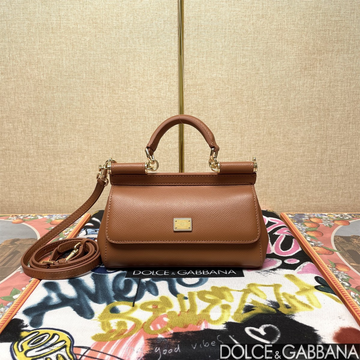 Dolce & Gabbana Small Sicily handbag in Brown for Women | Dolce&Gabbana