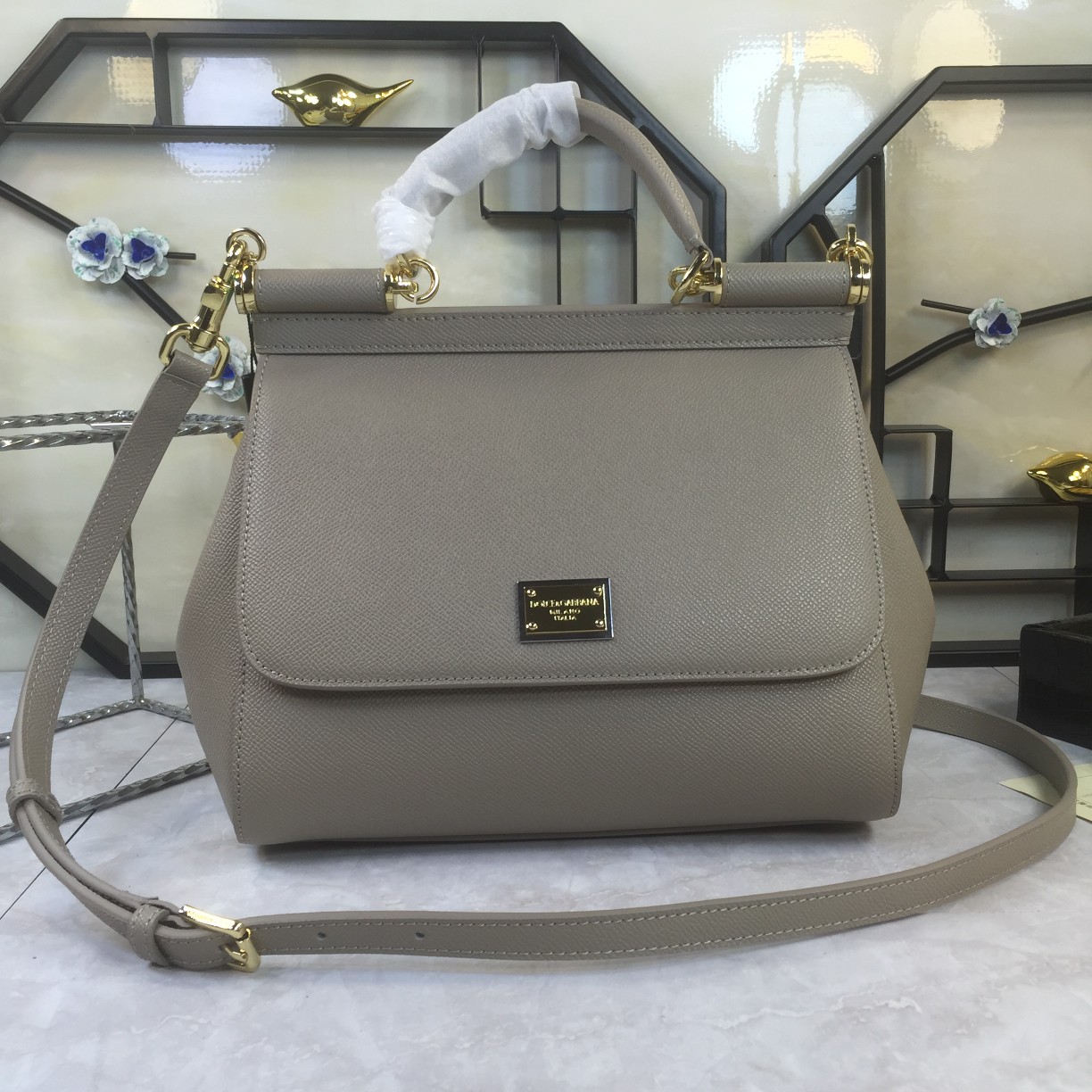 Dolce & Gabbana Large Sicily handbag in Beige for Women | Dolce&Gabbana