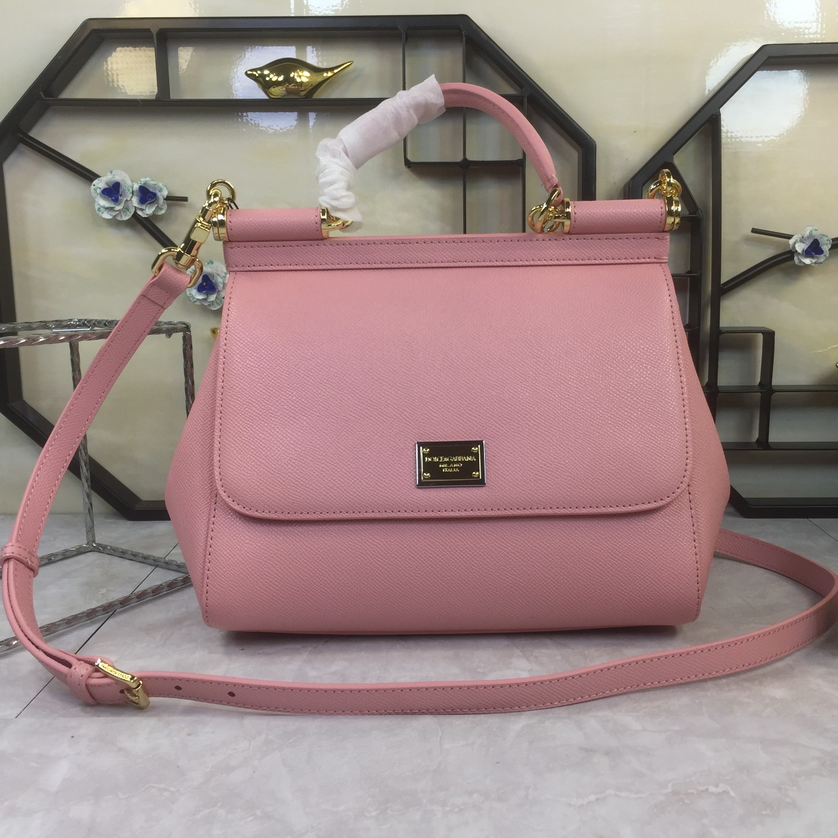 Dolce & Gabbana Medium Sicily handbag in PINK for Women | Dolce&Gabbana