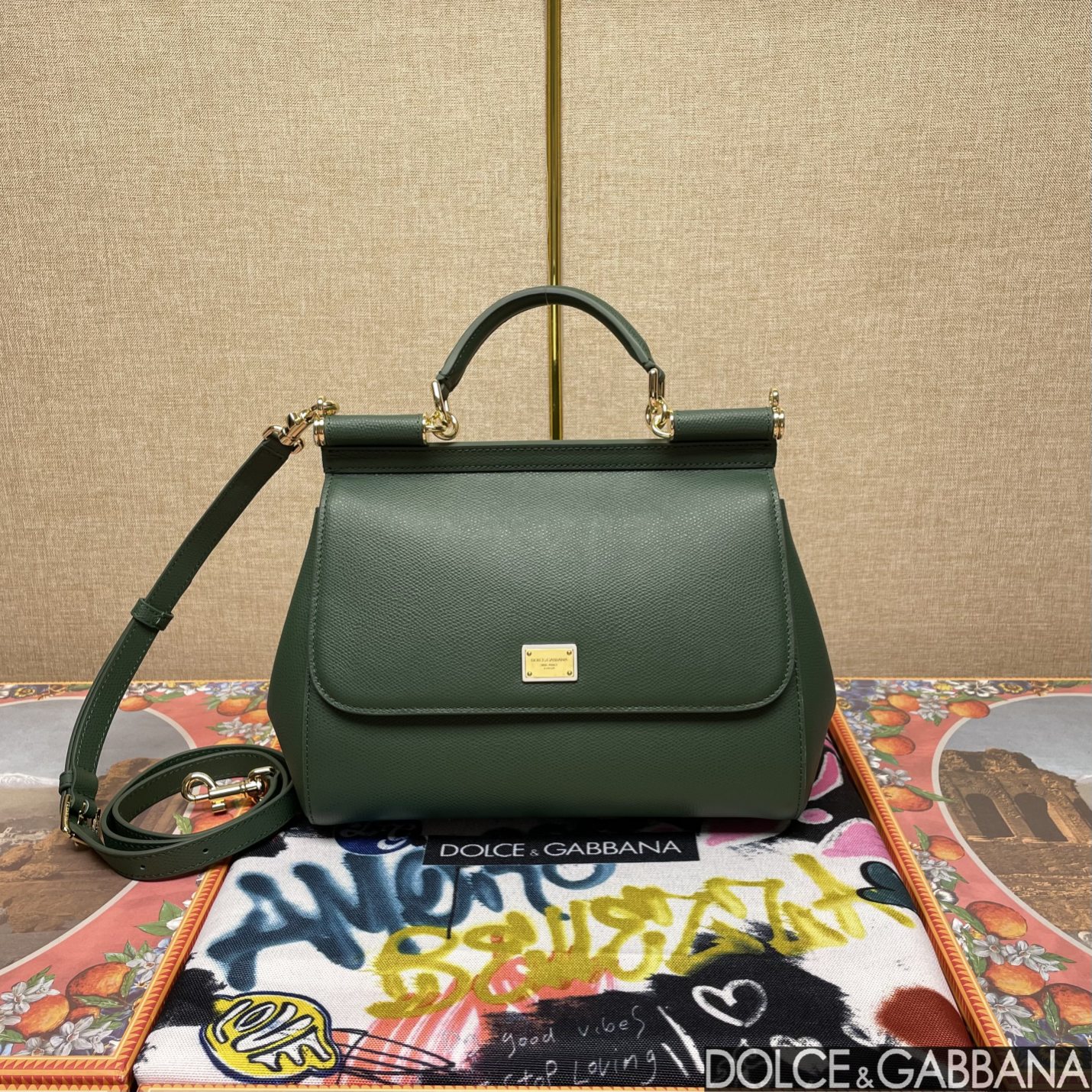 Dolce & Gabbana Large Sicily handbag in Green for Women | Dolce&Gabbana
