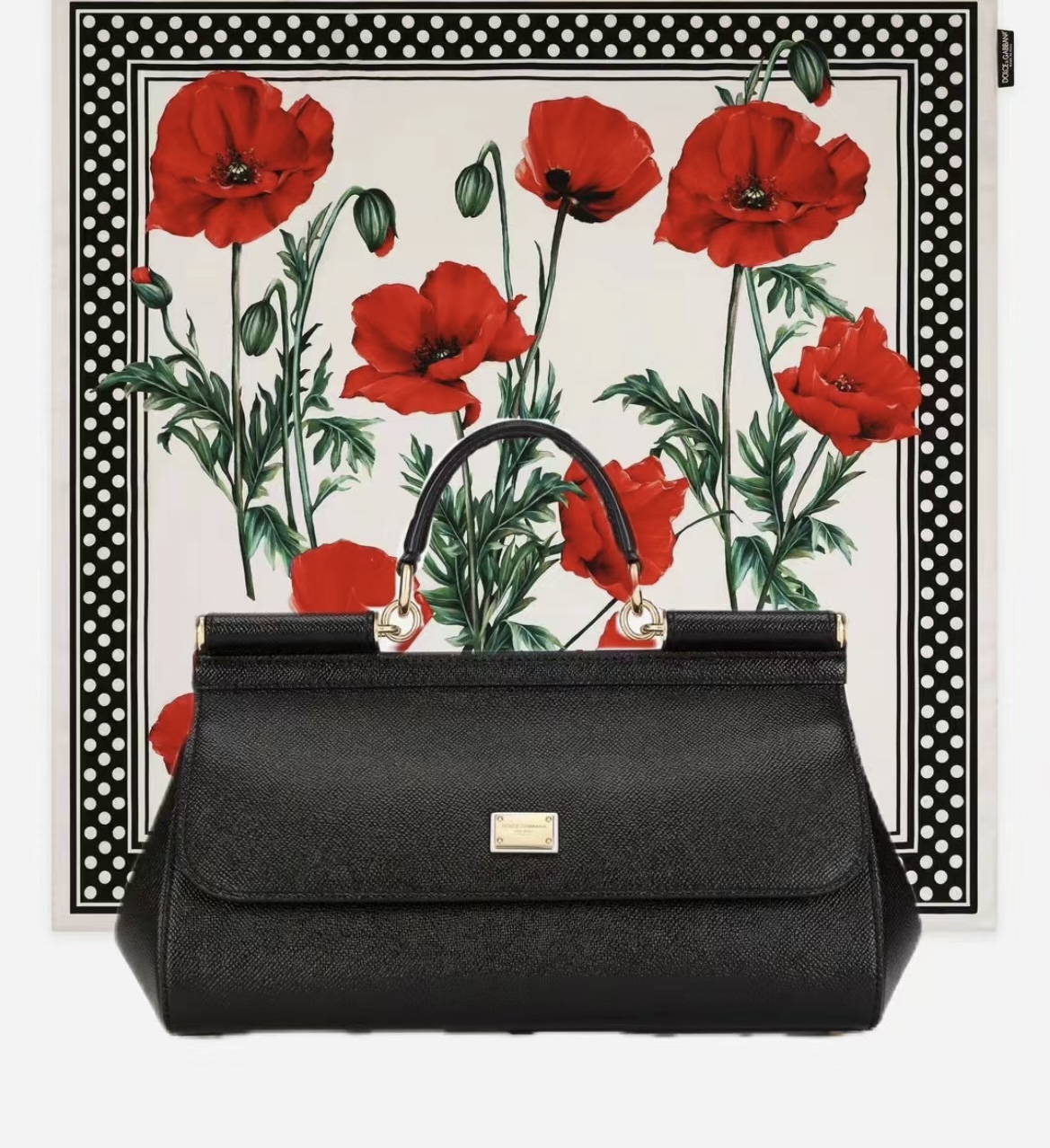 Dolce & Gabbana Small Sicily handbag in Black for Women | Dolce&Gabbana