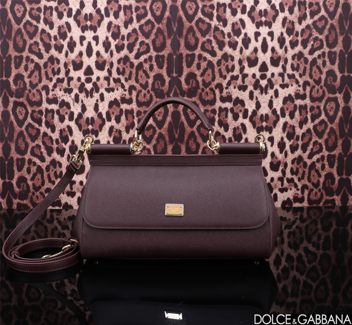 Dolce & Gabbana Small Sicily handbag in Bordeaux for Women |