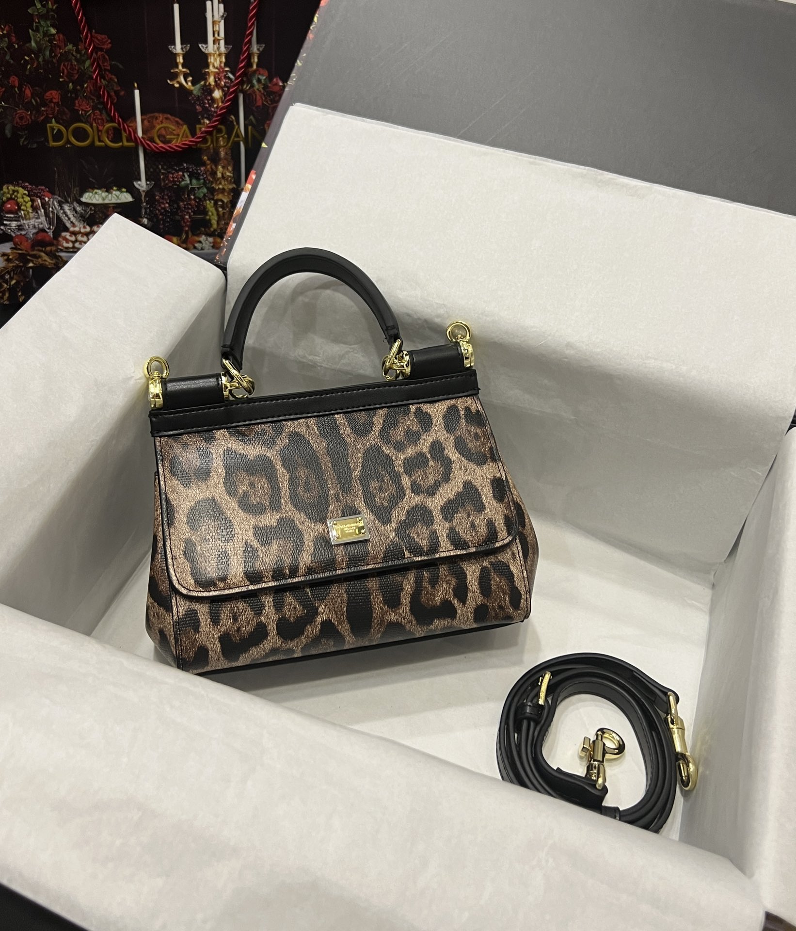 Dolce&Gabbana Sicily Small St. Dauphine Shoulder Bag