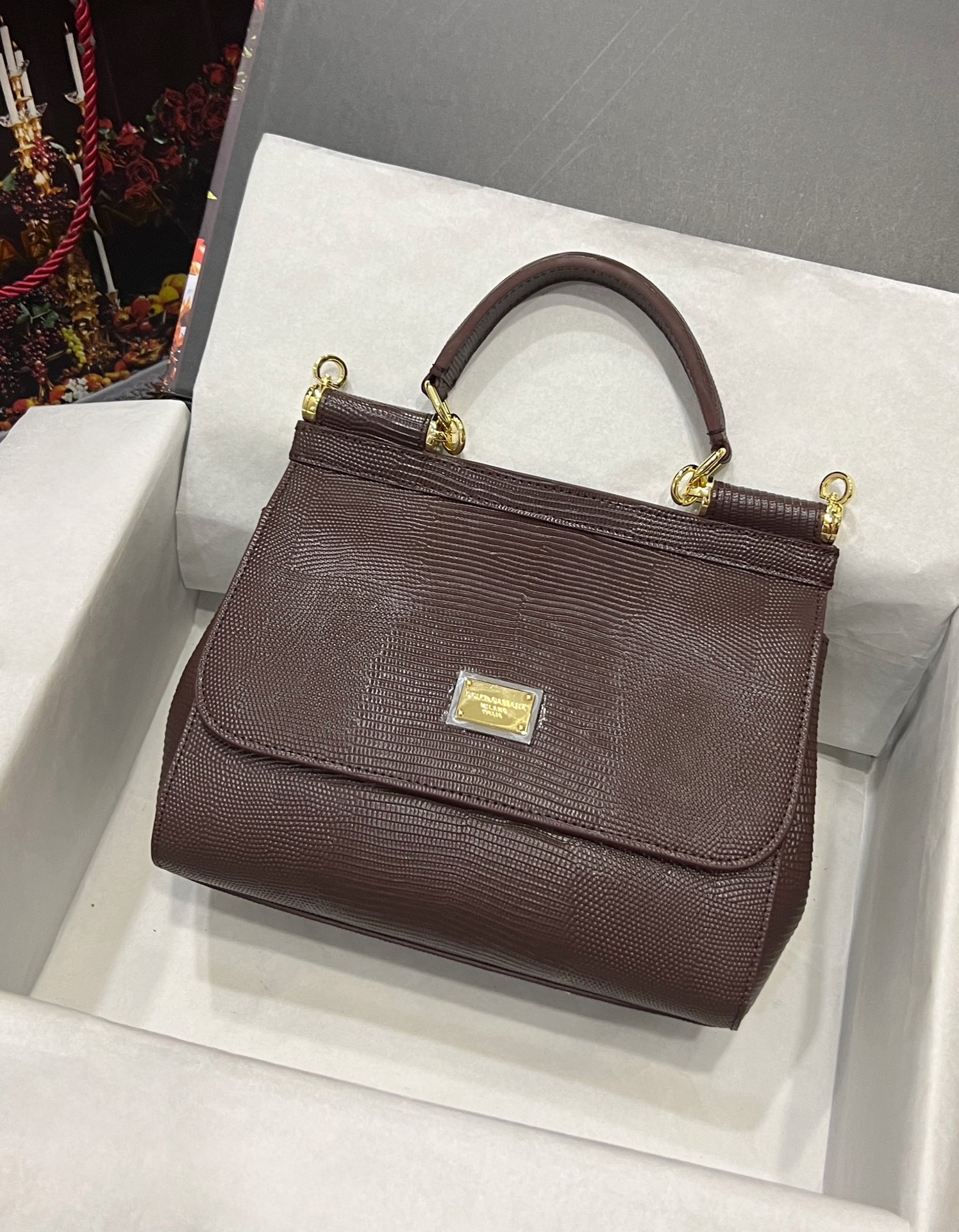 Dolce & Gabbana Large Sicily handbag in Bordeaux for Women