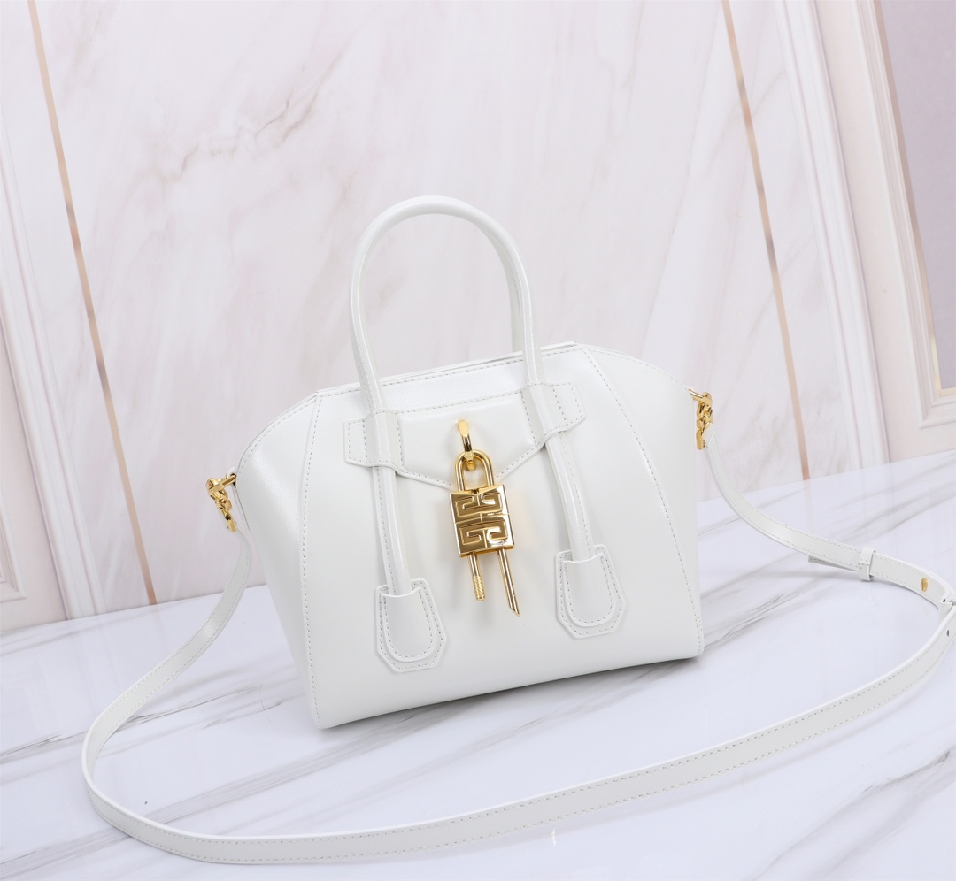 Givenchy Mini Antigona Lock Bag in Box leather |