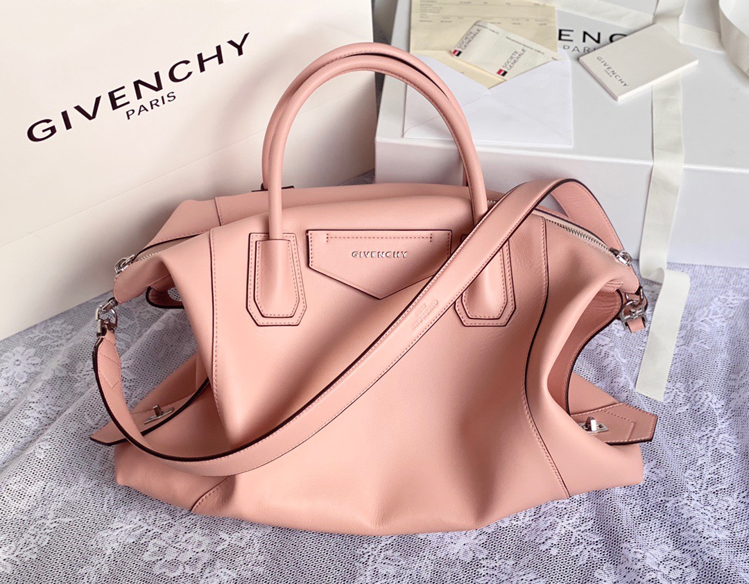 Givenchy Leather Top Handle Bag – Pink Handle Bags,