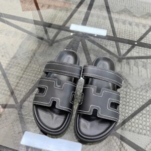 HERMES CHYPRE SANDALS – NOIR – BRAND NEW BOXED  black