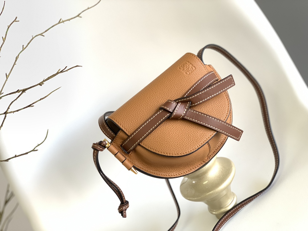 eBay Loewe Gate Mini Bag In Light Camel Luxury Handbag