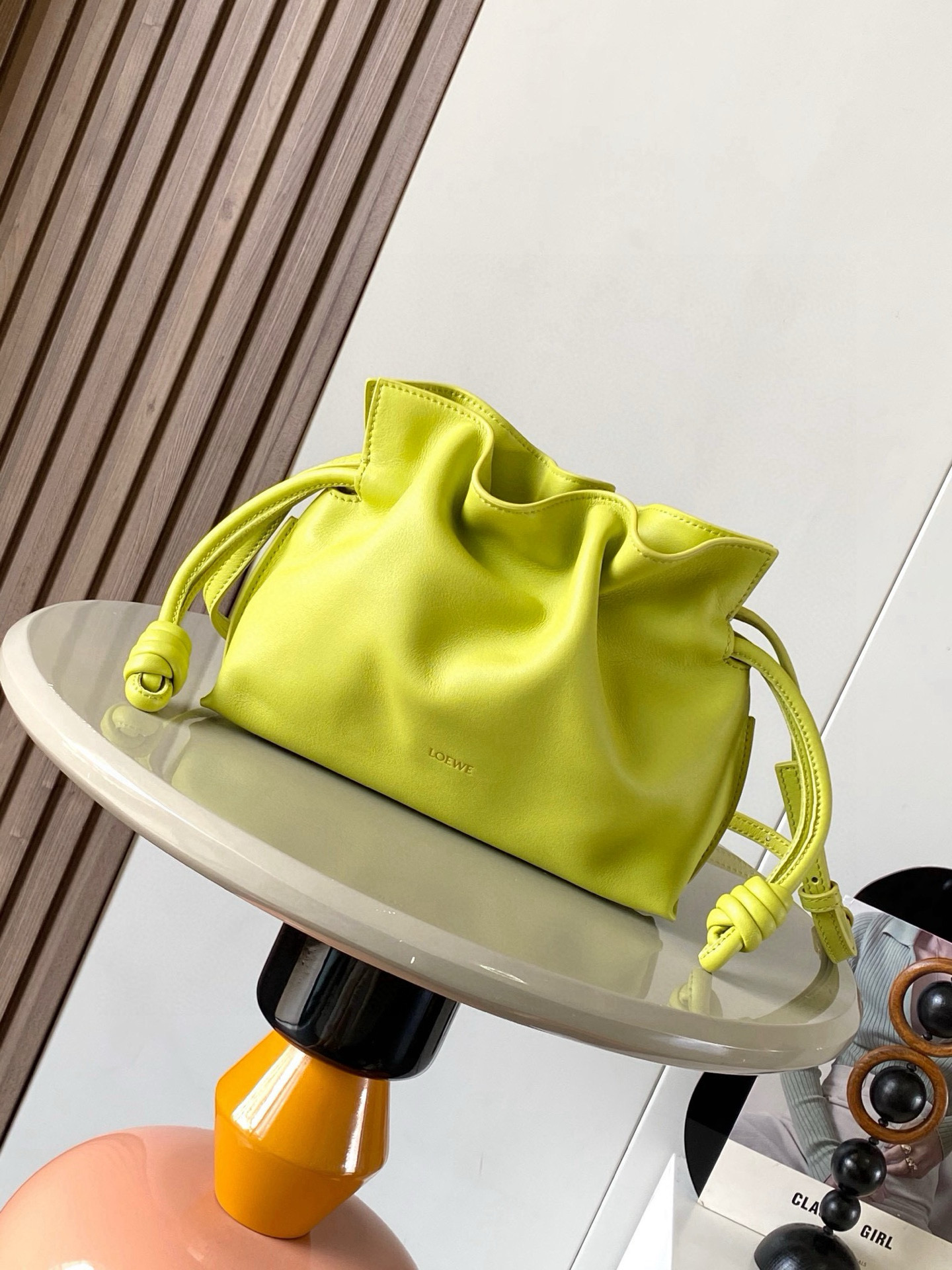 Loewe Leather Shoulder Bag 2023 – Green Shoulder Bags, Handbags – LOW83604 |