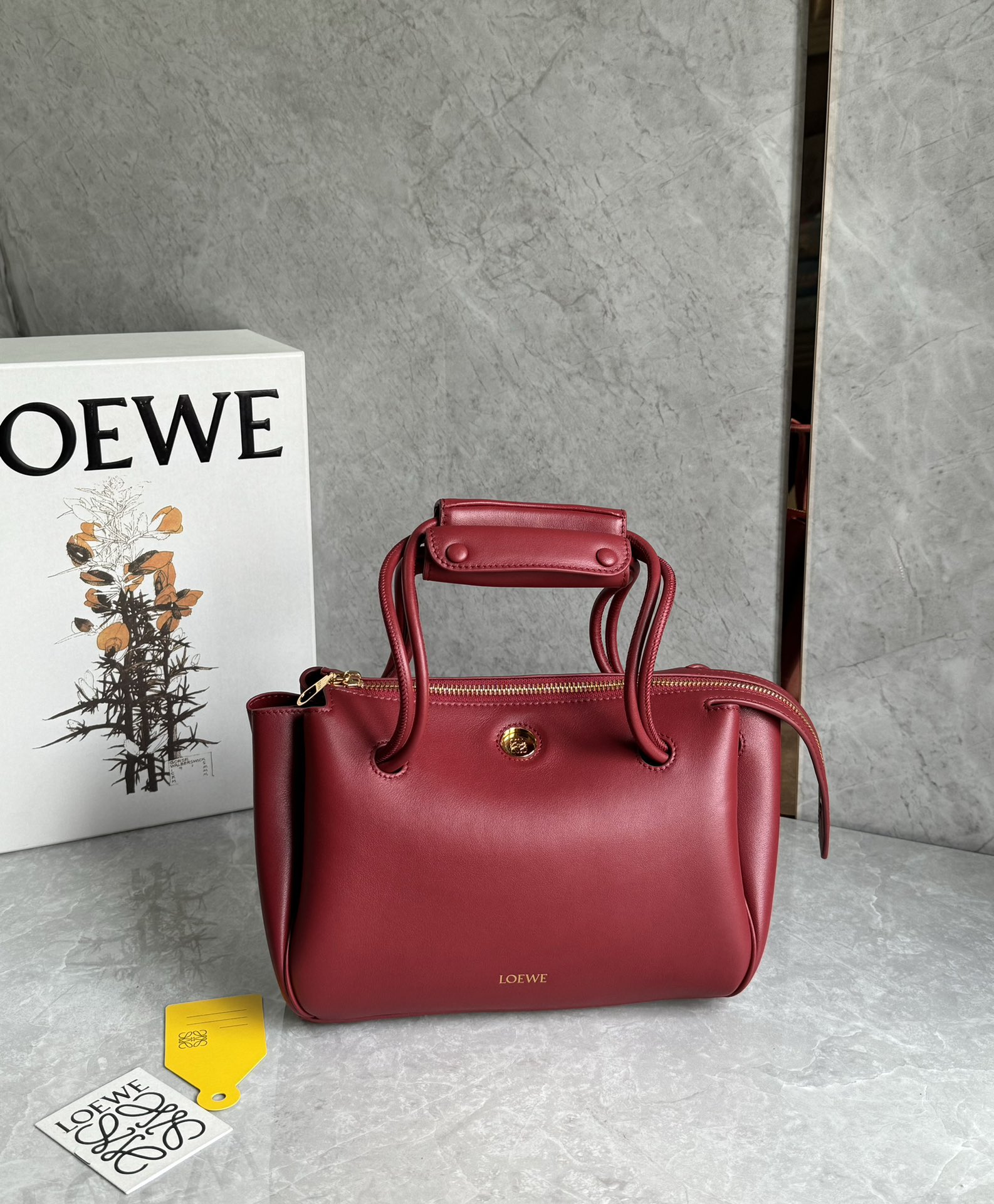 Loewe Small Madrid bag in supple calfskin Red – LOEWE