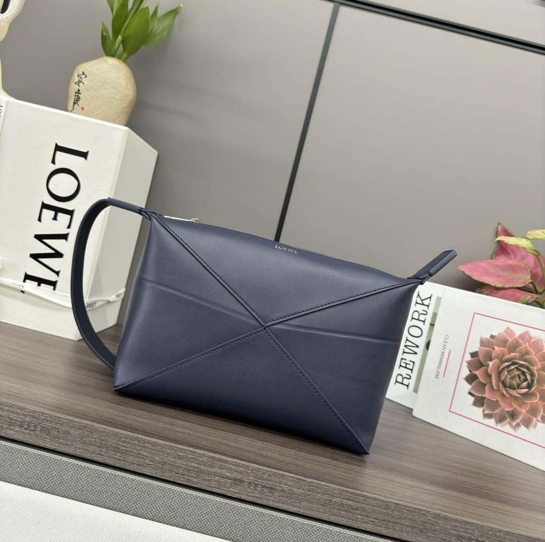 LOEWE SHW Puzzle Fold Wash Bag Pouch Handbag