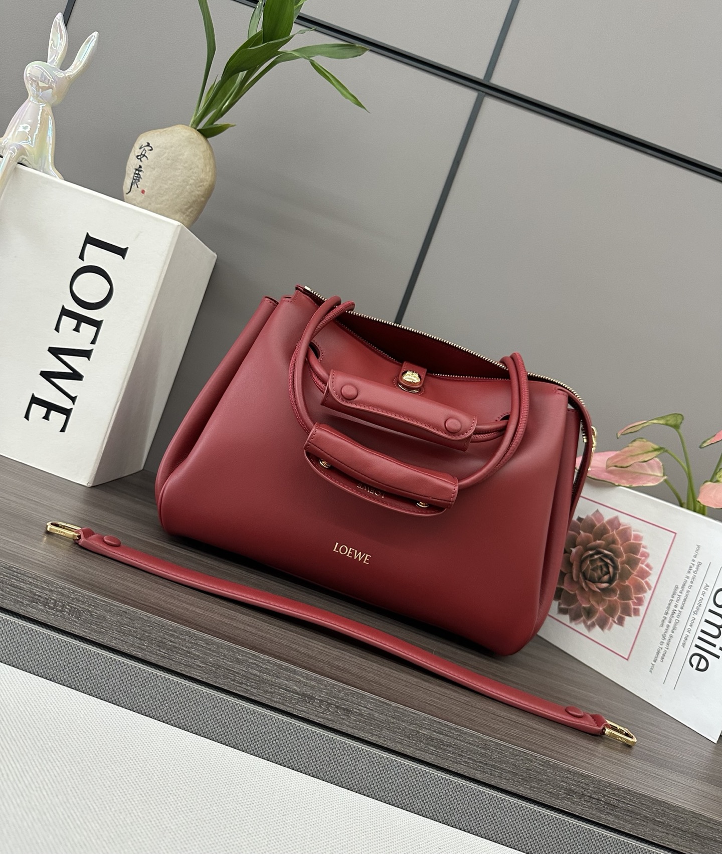 Loewe Medium Madrid bag in supple calfskin Brown – LOEWE