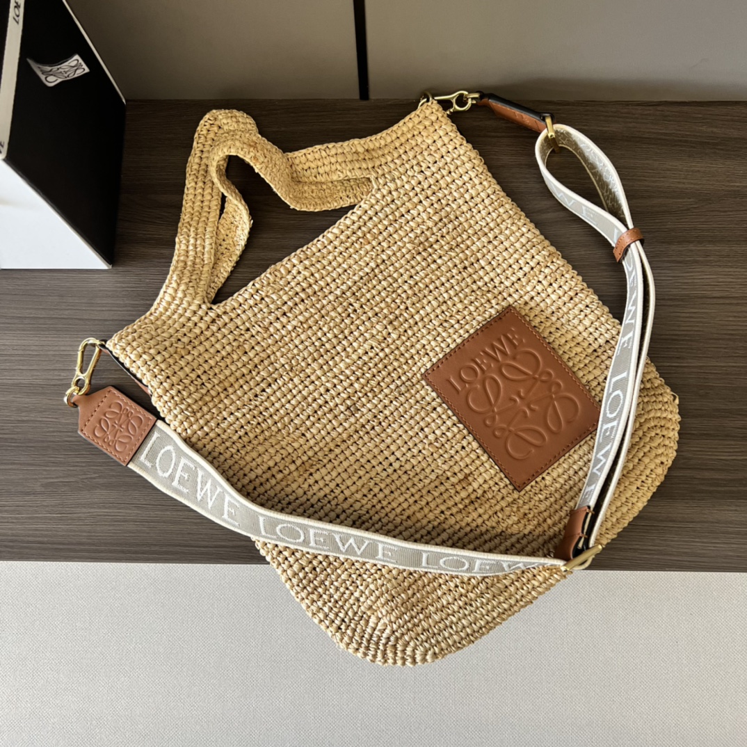 Loewe Small Denim Hammock Bag – Blue Bucket Bags,