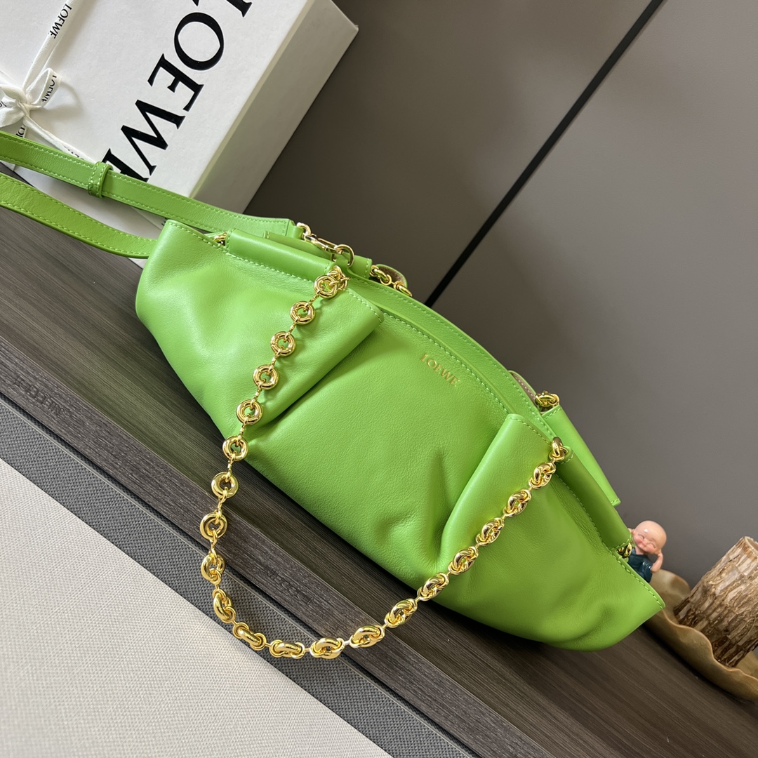 Loewe Handbag  Lime Green Eleganc