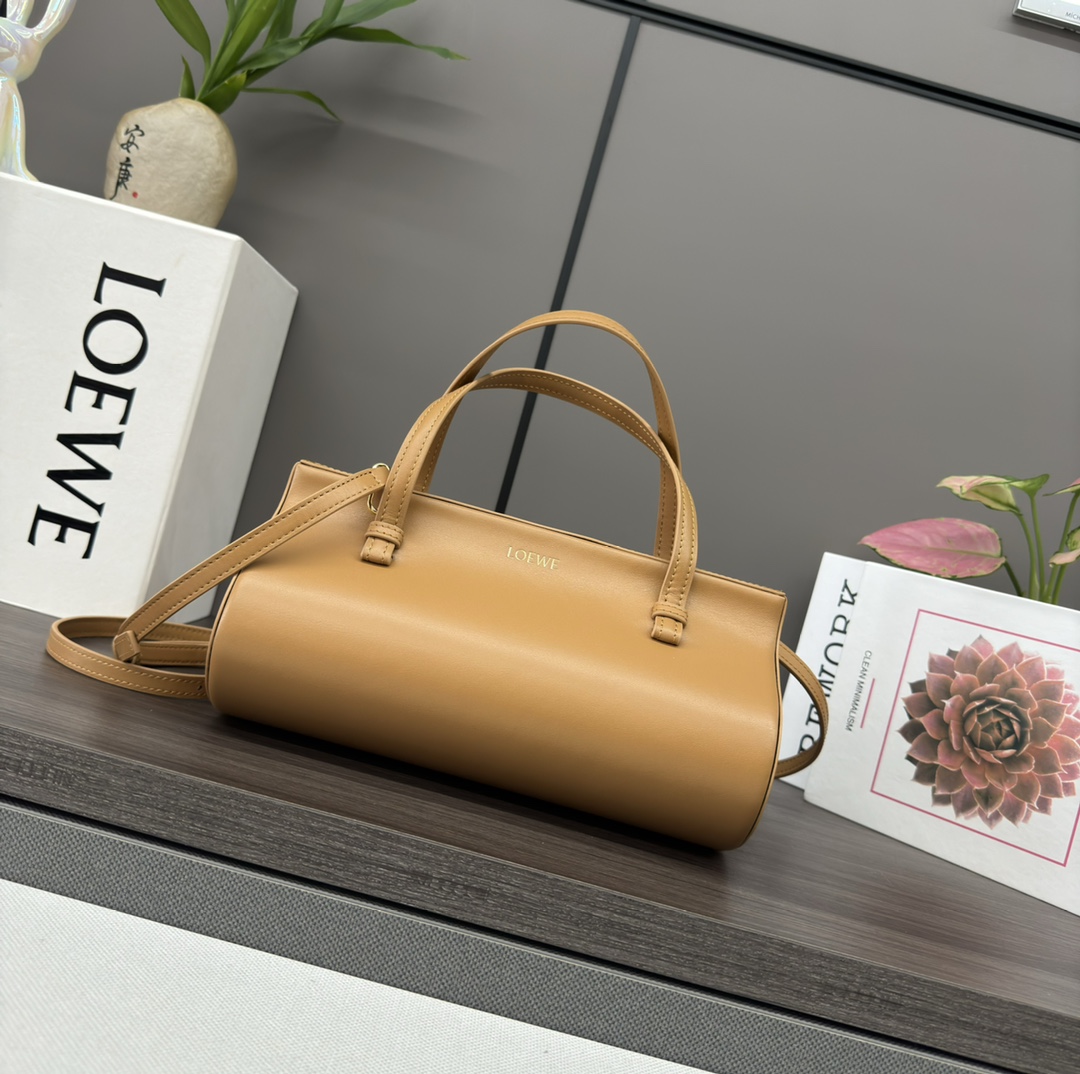 Loewe Paseo Small Top-Handle Bag – 3980 Oak brown  |