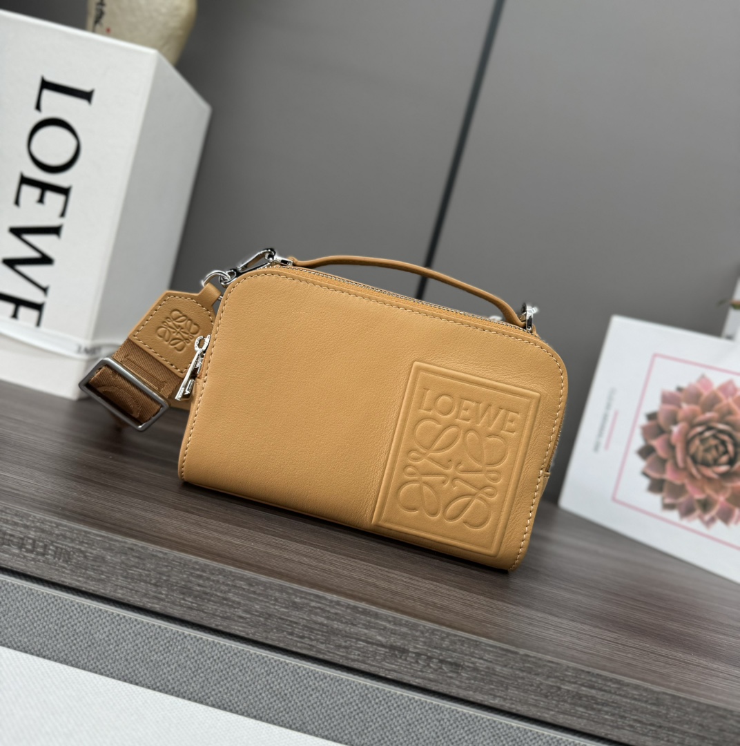 Loewe Mini Camera Cross Body Bag in Brown for Men |
