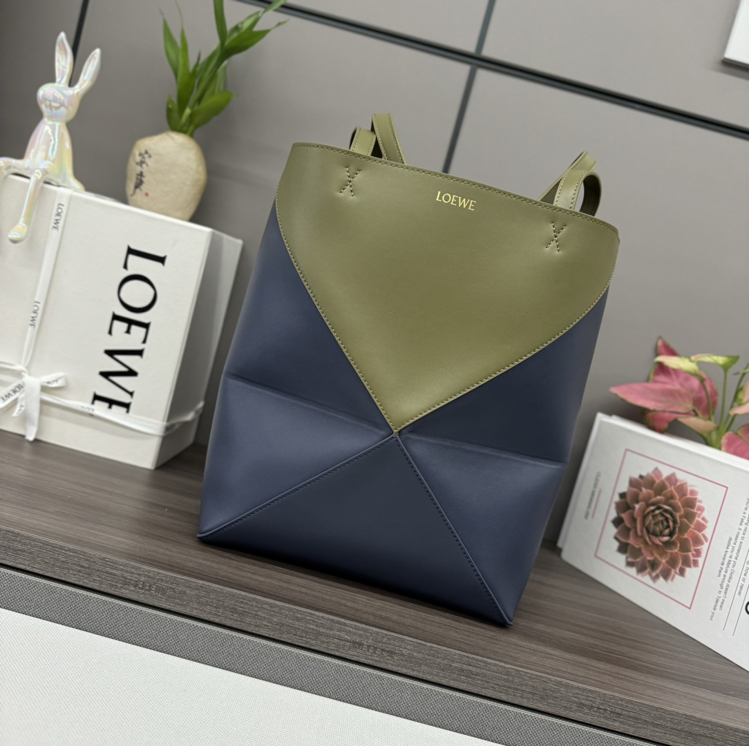 LOEWE – Puzzle Fold medium leather tote bag