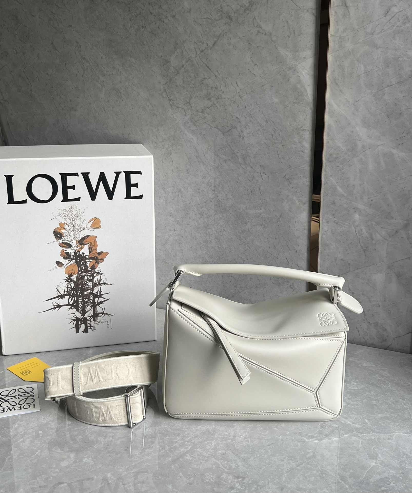 LOEWE Mini Crocodile Puzzle Top-Handle Bag