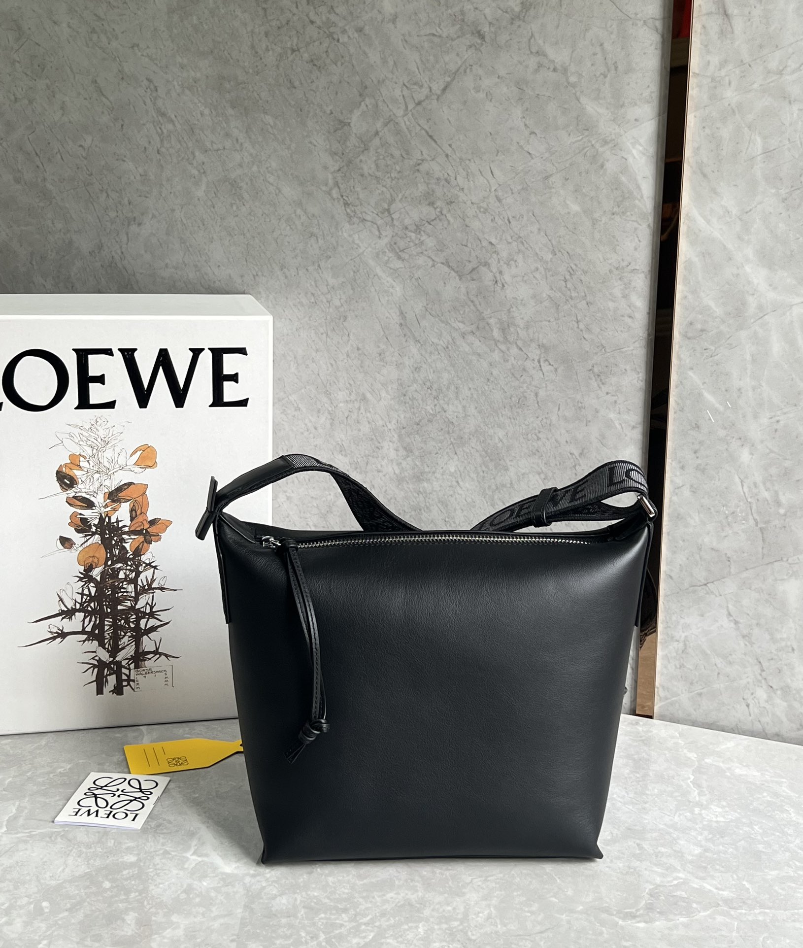 Loewe Small Cubi crossbody bag in supple smooth calfskin and