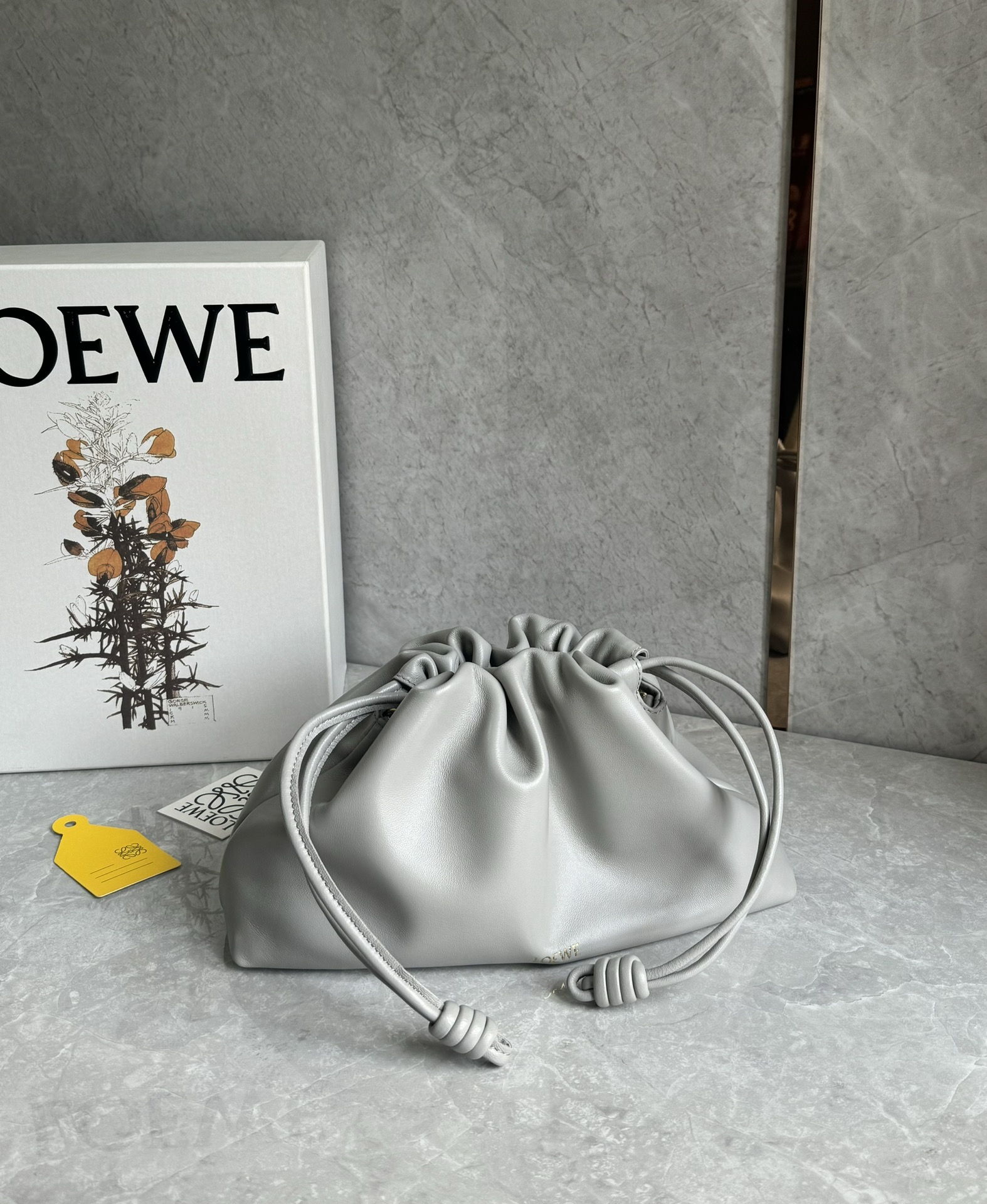 Loewe Flamenco Clutch Bag in Napa Leather with Blind Embossed Anagram – Handbags