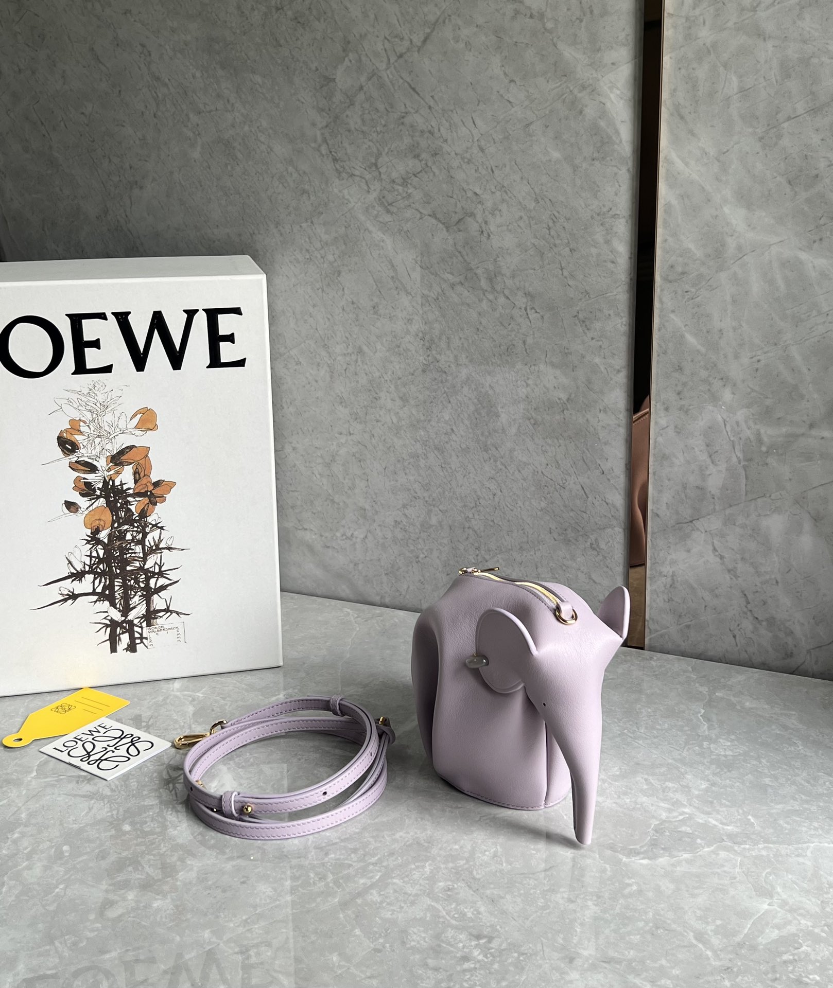 Loewe Elephant Bag Purple For more informations