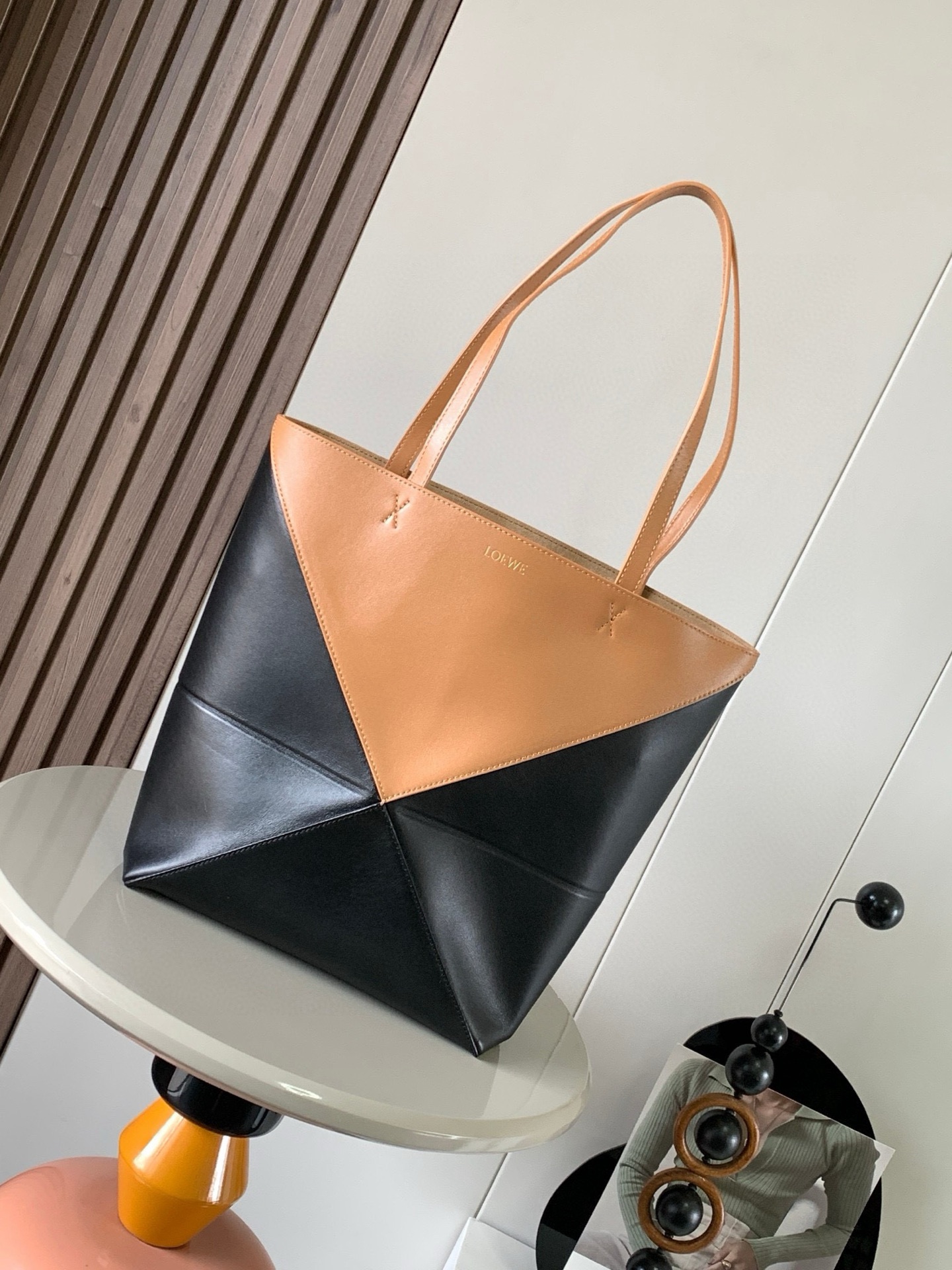 Loewe Medium Puzzle Fold Tote – Black Totes, Handbags – LOW65758