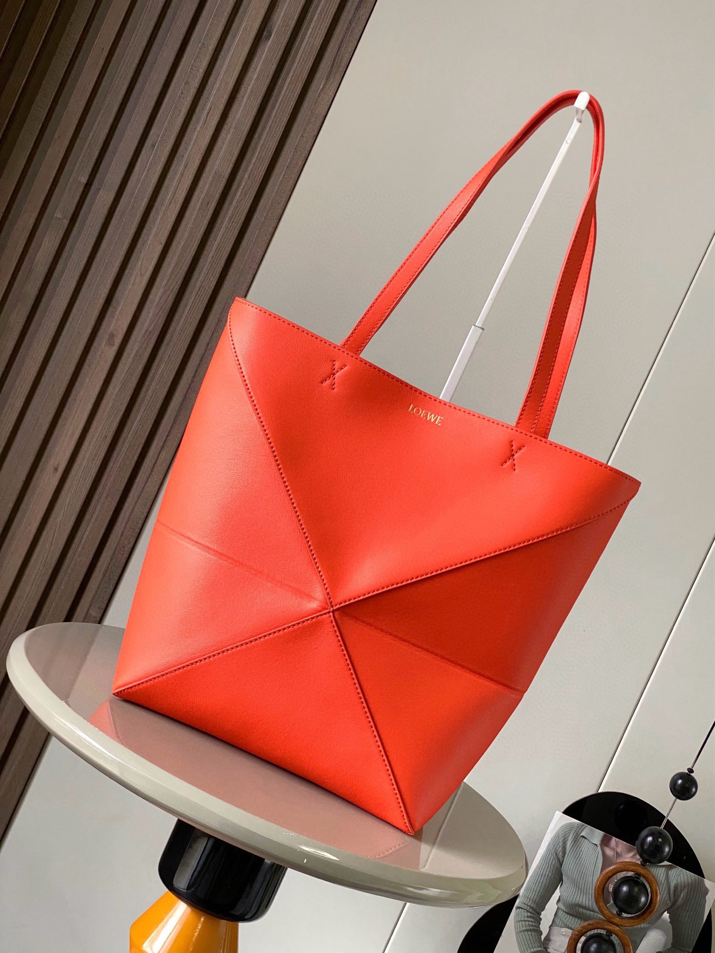 Loewe Leather Puzzle 2023 – Orange Handle Bags, Handbags – LOW84656