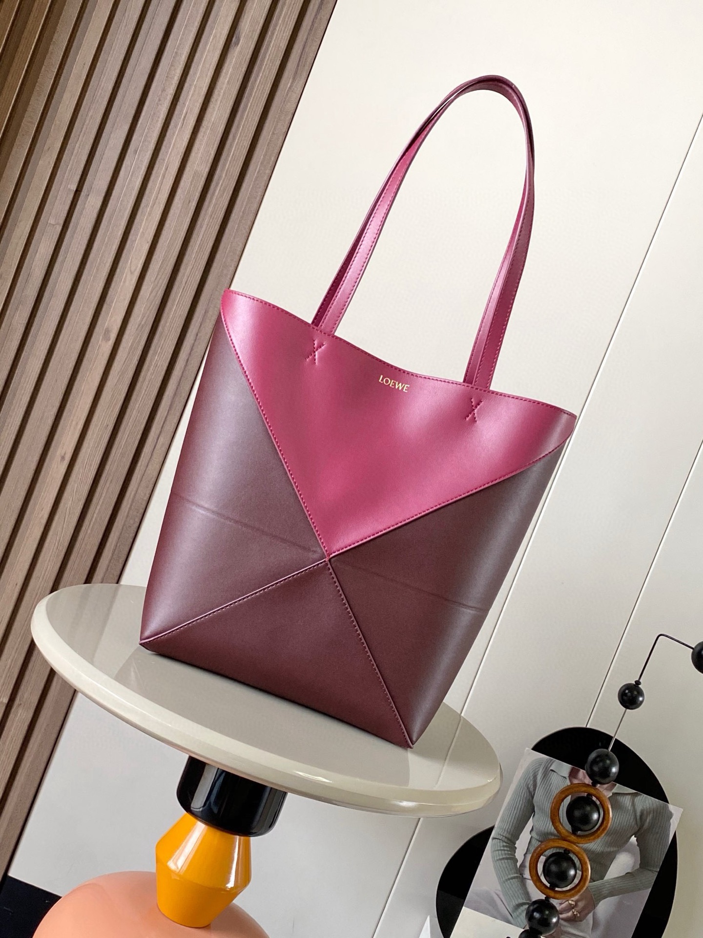 Loewe Puzzle Fold leather tote bag | mytheresa