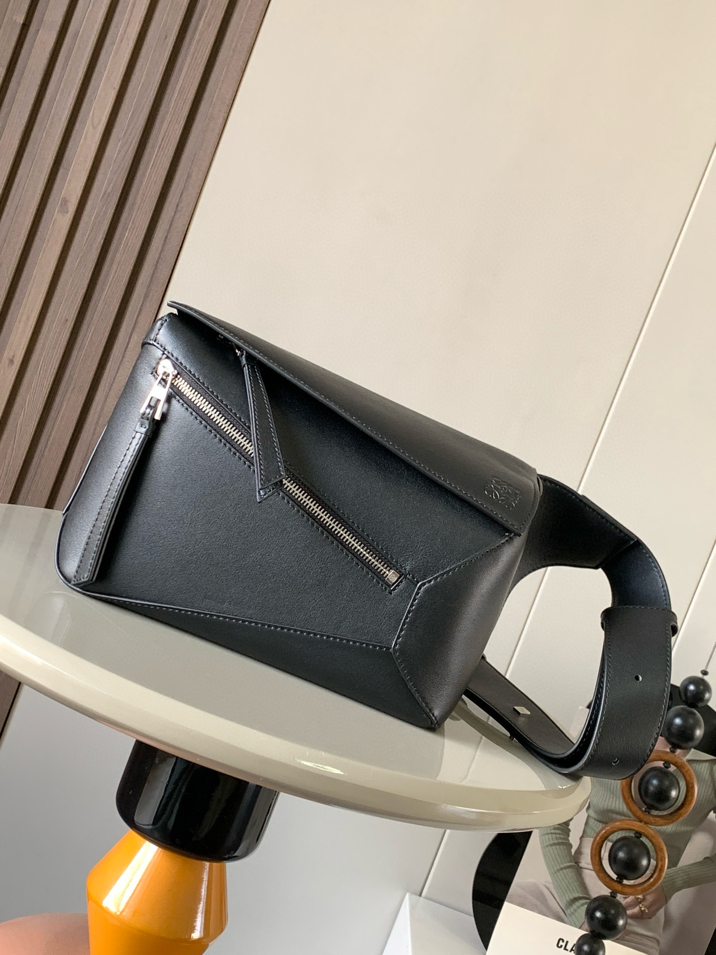 Loewe Small Puzzle bumbag in classic calfskin Black – LOEWE