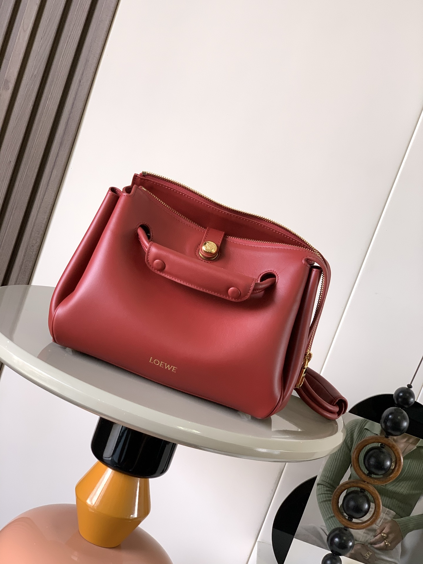 Loewe Medium Madrid bag in supple calfskin Red – LOEWE